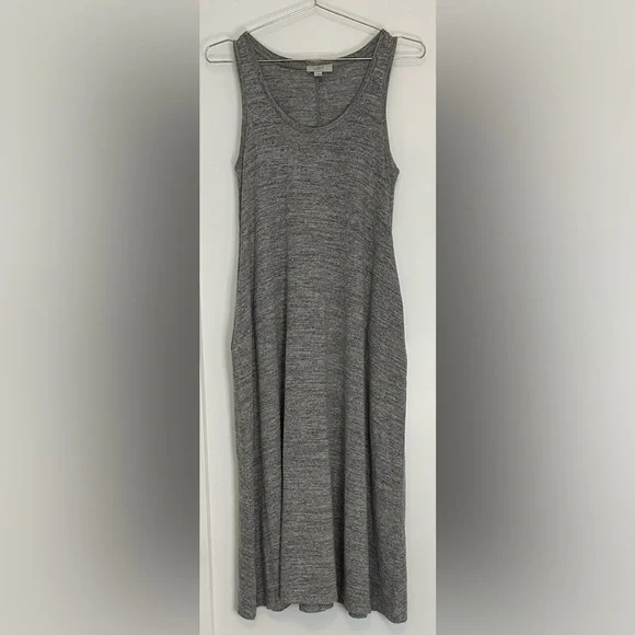 loft outlet midi dress LOFT Versa Luxe Lyocell Linen Midi Dress